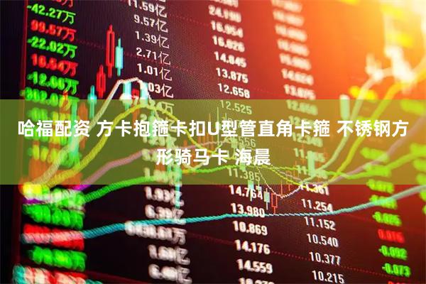 哈福配资 方卡抱箍卡扣U型管直角卡箍 不锈钢方形骑马卡 海晨