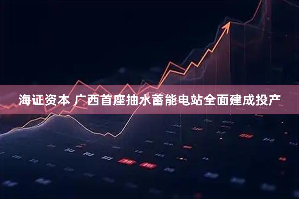 海证资本 广西首座抽水蓄能电站全面建成投产